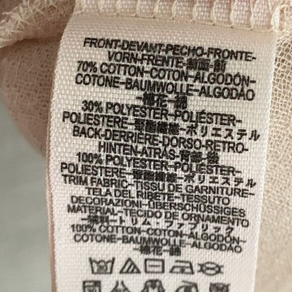 Free People Size Medium short cuffed sleeve top high front/low back - Picture 7 of 11